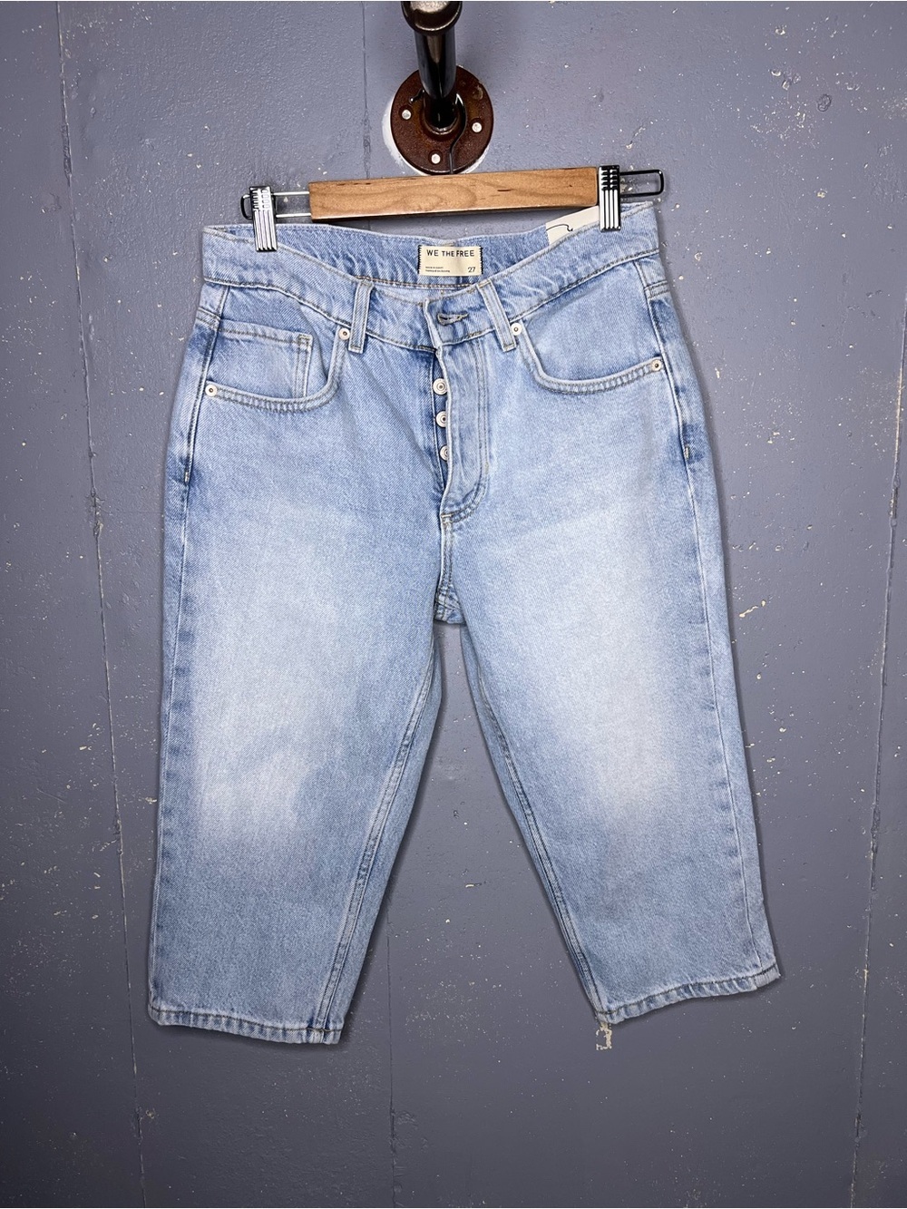 Free People Sun City High-Rise Capri Size 27